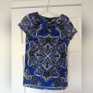 Royal Blue Blouse